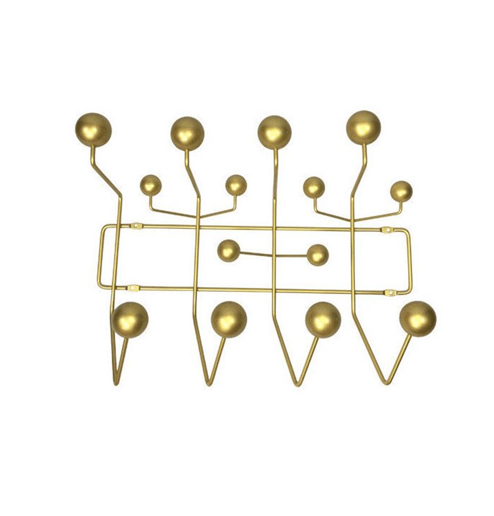 The Mid-Century Wall Coat Hanger - Gold