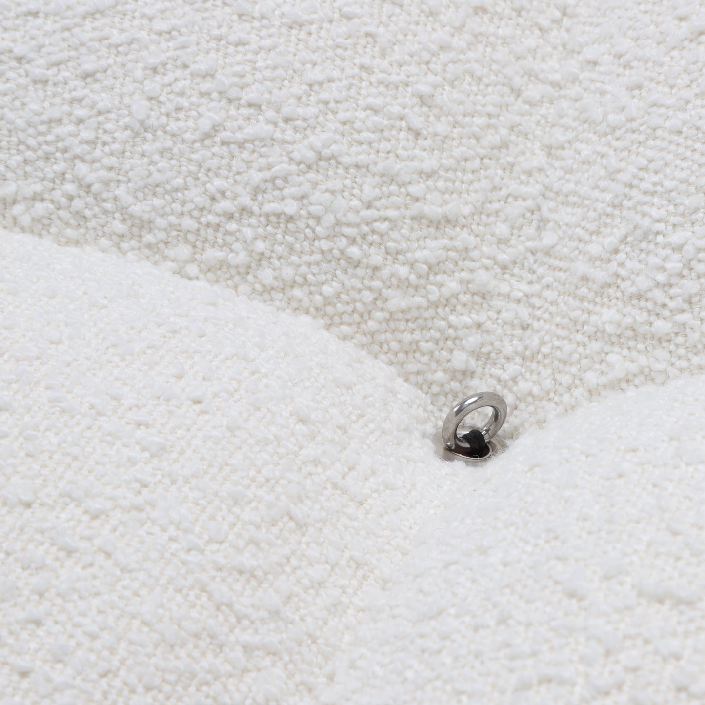 Gioia 1-Seater Chair - Corner - Cream/White Boucle - GFURN