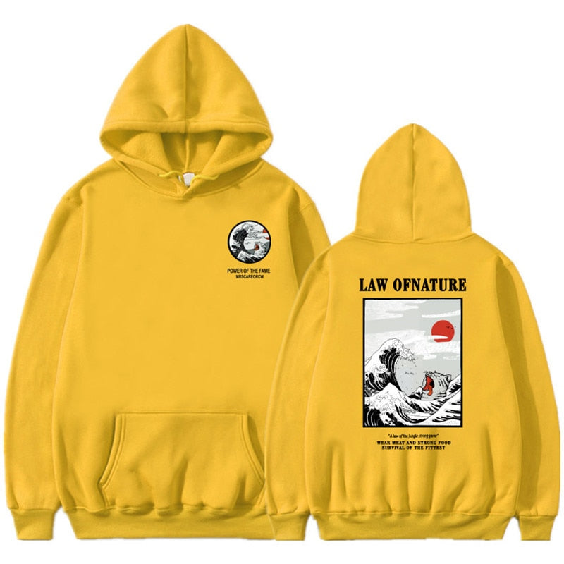 Fleece Hoodies 2019 Winter Japan Style