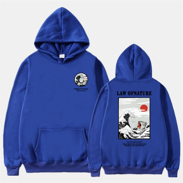 Fleece Hoodies 2019 Winter Japan Style