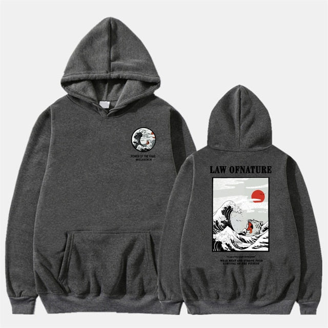 Fleece Hoodies 2019 Winter Japan Style