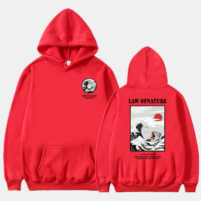 Fleece Hoodies 2019 Winter Japan Style