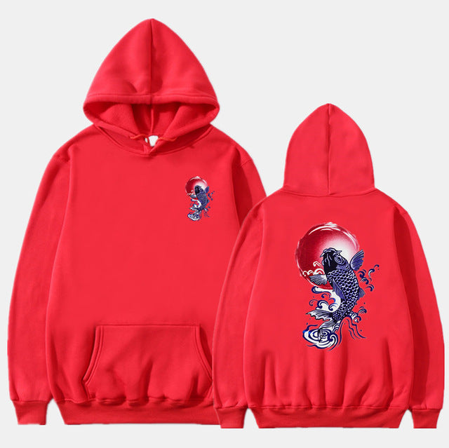 Fleece Hoodies 2019 Winter Japan Style